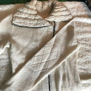 Anthropologie moto sweater!